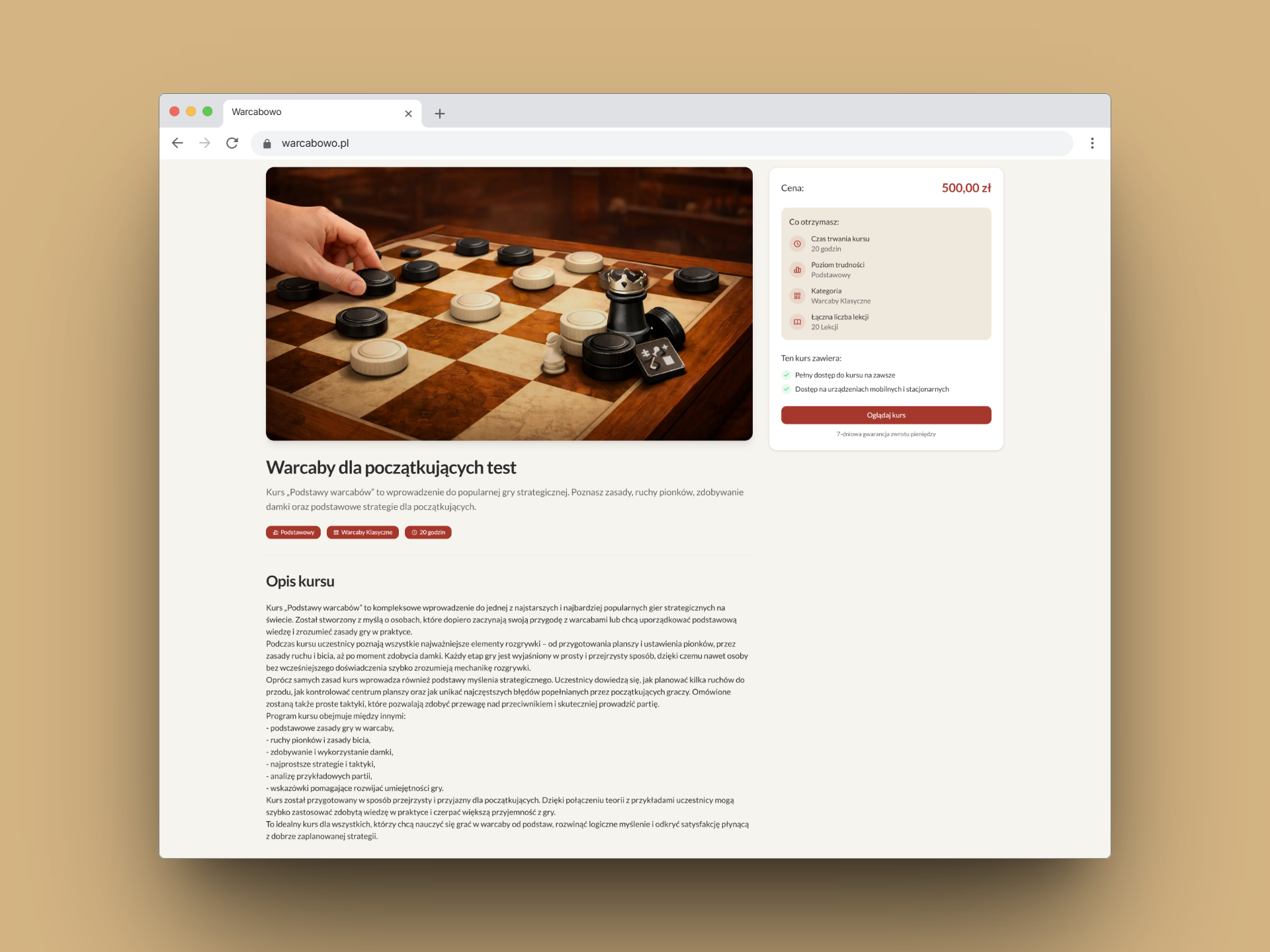 Warcabowo.pl - Screenshot 2